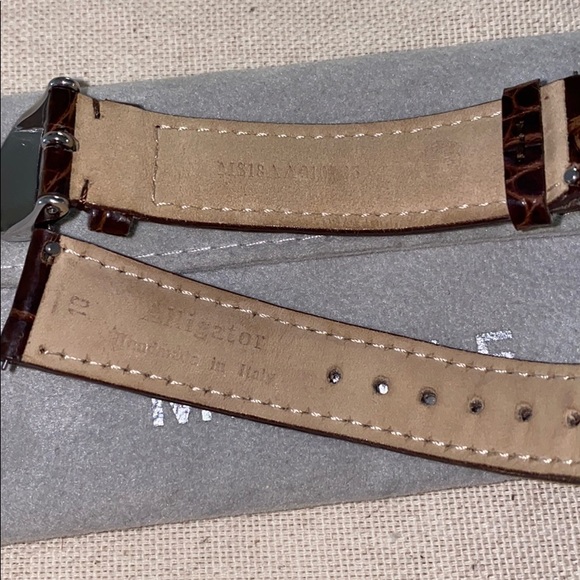 Michele watch alligator strap - Picture 2 of 11
